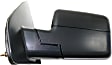 Driver Side Mirror, Power Adjust, Heated, Manual Folding, Textured Black, In-housing Signal Light, No Memory, No Puddle Light, No Auto-Dim, No Blind Spot Feature