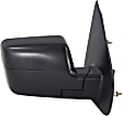 Passenger Side Mirror, Power Adjust, Heated, Manual Folding, Textured Black, In-housing Signal Light, No Memory, No Puddle Light, No Auto-Dim, No Blind Spot Feature