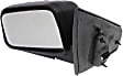 Driver Side Mirror, Power Adjust, Manual Folding, Non-Heated, Textured Black, No Signal Light, No Memory, No Puddle Light, No Auto-Dimming, No Blind Spot Feature