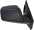 Passenger Side Mirror, Power Adjust, Manual Folding, Non-Heated, Textured Black, No Signal Light, No Memory, No Puddle Light, No Auto-Dimming, No Blind Spot Feature