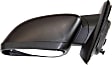 Driver Side Mirror, Power Adjust, Heated, Manual Folding, Textured Black, No Signal Light, No Memory, No Puddle Light, No Auto-Dim, No Blind Spot Feature