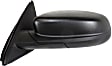 Driver Side Mirror, Power Adjust, Heated, Manual Folding, Textured Black, No Signal Light, No Memory, No Puddle Light, No Auto-Dim, No Blind Spot Feature