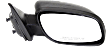 Passenger Side Mirror, Power Adjust, Heated, Manual Folding, Textured Black, No Signal Light, No Memory, No Puddle Light, No Auto-Dim, No Blind Spot Feature