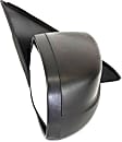 Passenger Side Mirror, Power Adjust, Heated, Manual Folding, Textured Black, No Signal Light, No Memory, No Puddle Light, No Auto-Dim, No Blind Spot Feature