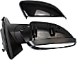 Passenger Side Mirror, Power Adjust, Heated, Manual Folding, Paintable, No Signal Light, No Memory, With Puddle Light, No Auto-Dim, No Blind Spot Feature