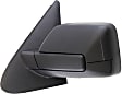 Driver Side Mirror, Non-Towing, Power Adjust, Non-folding, Heated, Textured Black, In-housing Signal Light, With memory, With Puddle Light, No Auto-Dimming, No Blind Spot Feature