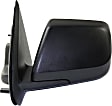 Driver Side Mirror, Power Adjust, Manual Folding, Heated, Textured Black, No Signal Light, No Memory, No Puddle Light, No Auto-Dimming, With Blind Spot Glass