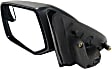 2011 Ford Escape XLT - Driver Side Mirror, Power Adjust, Non-Heated, Textured Black, Manual Folding, No Signal Light, With Blind Spot Glass, No Memory, No Puddle Light, No Auto-Dimming