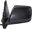 2011 Ford Escape XLT - Driver Side Mirror, Power Adjust, Non-Heated, Textured Black, Manual Folding, No Signal Light, With Blind Spot Glass, No Memory, No Puddle Light, No Auto-Dimming
