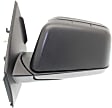 2011 Ford Edge SEL - Driver Side Mirror, Production Date To February 8 2011, Power Adjust, Non-Heated, Textured Black, Manual Folding, No Signal Light, With Blind Spot Glass, No Memory, No Puddle Light, No Auto-Dimming