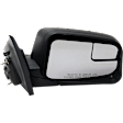 2009-2011 Ford Edge - Passenger Side Mirror, Power Adjust, Non-Heated, Manual Folding, Textured Black, No Signal Light, No Memory, No Puddle Light, No Auto-Dimming, With Blind Spot Glass
