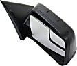 2009-2011 Ford Edge - Passenger Side Mirror, Power Adjust, Non-Heated, Manual Folding, Textured Black, No Signal Light, No Memory, No Puddle Light, No Auto-Dimming, With Blind Spot Glass