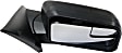 2009-2011 Ford Edge - Passenger Side Mirror, Power Adjust, Non-Heated, Manual Folding, Textured Black, No Signal Light, No Memory, No Puddle Light, No Auto-Dimming, With Blind Spot Glass