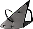 Passenger Side Mirror, Power Adjust, Manual Folding, Non-Heated, Textured Black, No Signal Light, No Memory, No Puddle Light, No Auto-Dimming, No Blind Spot Feature