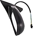 Passenger Side Mirror, Power Adjust, Manual Folding, Non-Heated, Textured Black, No Signal Light, No Memory, No Puddle Light, No Auto-Dimming, No Blind Spot Feature