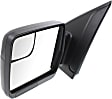 2011-2014 Ford F-150 - Driver Side Mirror, Power Adjust, Non-Heated, Manual Folding, Paintable, No Signal Light, No Memory, No Puddle Light, No Auto-Dimming, With Blind Spot Glass
