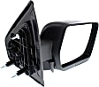 Passenger Side Mirror, Power Adjust, Non-Heated, Manual Folding, Paintable, No Signal Light, No Memory, No Puddle Light, No Auto-Dim, No Blind Spot Feature