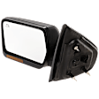 Driver Side Mirror, Power Adjust, Heated, Power Folding, Textured Black, In-housing Signal Light, No Memory, With Puddle Light, No Auto-Dim, No Blind Spot Feature