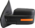 Driver Side Mirror, Power Adjust, Heated, Manual Folding, Textured Black, In-housing Signal Light, No Memory, No Puddle Light, No Auto-Dimming, With Blind Spot Glass
