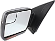 Driver Side Mirror, Power Adjust, Heated, Manual Folding, Chrome, In-housing Signal Light, With Memory, No Puddle Light, No Auto-Dimming, With Blind Spot Glass