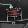 Driver Side Mirror, Power Adjust, Heated, Manual Folding, Chrome, In-housing Signal Light, With Memory, No Puddle Light, No Auto-Dimming, With Blind Spot Glass