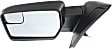 2014 Ford F-150 XL - Driver Side Mirror, Power Adjust, Non-Heated, Textured Black, Manual Folding, No Signal Light, With Blind Spot Glass, No Memory, No Puddle Light, No Auto-Dimming