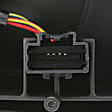 2014 Ford F-150 XL - Driver Side Mirror, Power Adjust, Non-Heated, Textured Black, Manual Folding, No Signal Light, With Blind Spot Glass, No Memory, No Puddle Light, No Auto-Dimming