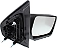 2014 Ford F-150 - Passenger Side Mirror,  2011 To 2014 Style, Manual Adjust, Non-Heated, Textured Black, Manual Folding, No Signal Light, No Blind Spot Feature, No Memory, No Puddle Light, No Auto-Dim, Crew Cab Pickup