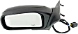 Driver Side Mirror, Power Adjust, Manual Folding, Heated, Paintable, No Signal Light, No Memory, No Puddle Light, No Auto-Dimming, No Blind Spot Feature