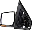 2009 Ford F-150 - Driver Side Mirror, Power Adjust, Heated, Chrome, Power Folding, In-housing Signal Light, No Blind Spot Feature, With Memory, With Puddle Light, No Auto-Dimming