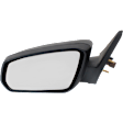 Driver Side Mirror, Power Adjust, Non-Heated, Non-Folding, With 1 Paintable and 1 Textured Black Cap, No Signal Light, No Memory, No Puddle Light, No Auto-Dim, No Blind Spot Feature