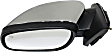 Driver Side Mirror, Power Adjust, Heated, Manual Folding, Chrome, No Signal Light, With Memory, With Puddle Light, No Auto-Dim, No Blind Spot Feature