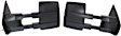 Driver and Passenger Side Towing Mirror, Power Adjust, Heated, Manual Folding, Textured Black, In-housing Signal Light, No Memory, No Puddle Light, No Auto-Dimming, No Blind Spot Feature