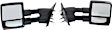 Driver and Passenger Side Towing Mirror, Power Adjust, Heated, Manual Folding, Textured Black, In-housing Signal Light, No Memory, No Puddle Light, No Auto-Dimming, No Blind Spot Feature