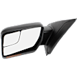2013 Ford F-150 - Driver and Passenger Side Mirror, 2-Door, Power Adjust, Heated, Chrome, Power Folding, In-housing Signal Light, No Blind Spot Feature, With Memory, With Puddle Light, No Auto-Dimming, Standard Cab Pickup
