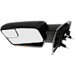 2013 Ford F-150 - Driver and Passenger Side Mirror, 2-Door, Power Adjust, Heated, Chrome, Power Folding, In-housing Signal Light, No Blind Spot Feature, With Memory, With Puddle Light, No Auto-Dimming, Standard Cab Pickup