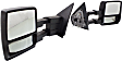 2006 Ford F-150 - Driver and Passenger Side Towing Mirror, New Body Style, Power Adjust, Non-Heated, Textured Black, Manual Folding, No Signal Light, No Blind Spot Feature, No Memory, No Puddle Light, No Auto-Dimming