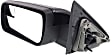 2019 Ford Flex SEL - Driver Side Mirror, Power Adjust, Heated, Paintable, Manual Folding, No Signal Light, With Blind Spot Glass, No Memory, No Puddle Light, No Auto-Dimming