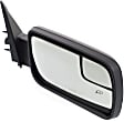 2013-2019 Ford Flex - Passenger Side Mirror, Power, Manual Folding, Heated, Paintable, No Signal Light, No Memory, No Puddle Light, No Auto-Dimming, With Blind Spot Glass, 6 Cyl., 3.5L Engine