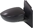 2015 Ford Escape Titanium - Passenger Side Mirror, Power Adjust, Non-Heated, Textured Black, Manual Folding, No Signal Light, No Blind Spot Feature, No Memory, No Puddle Light, No Auto-Dimming