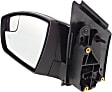 Driver Side Mirror, Power Adjust, Manual Folding, Heated, Paintable, In-housing Signal Light, With memory, With Puddle Light, No Auto-Dimming, No Blind Spot Feature