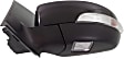 Driver Side Mirror, Power Adjust, Manual Folding, Heated, Paintable, In-housing Signal Light, With memory, With Puddle Light, No Auto-Dimming, No Blind Spot Feature