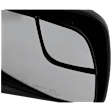 Passenger Side Mirror, Manual Adjust, Non-Heated, Manual Folding, Textured Black, No Signal Light, No Memory, No Puddle Light, No Auto-Dimming, With Blind Spot Glass