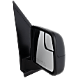 Passenger Side Mirror, Manual Adjust, Non-Heated, Manual Folding, Textured Black, No Signal Light, No Memory, No Puddle Light, No Auto-Dimming, With Blind Spot Glass
