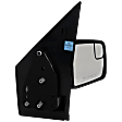 Passenger Side Mirror, Manual Adjust, Non-Heated, Manual Folding, Textured Black, No Signal Light, No Memory, No Puddle Light, No Auto-Dimming, With Blind Spot Glass