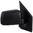 Passenger Side Mirror, Manual Adjust, Non-Heated, Manual Folding, Textured Black, No Signal Light, No Memory, No Puddle Light, No Auto-Dimming, With Blind Spot Glass
