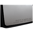 Passenger Side Mirror, Manual Adjust, Non-Heated, Manual Folding, Textured Black, No Signal Light, No Memory, No Puddle Light, No Auto-Dimming, With Blind Spot Glass