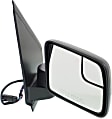 Passenger Side Mirror, Power Adjust, Non-Heated, Manual Folding, Textured Black, No Signal Light, No Memory, No Puddle Light, No Auto-Dim, With Blind Spot Glass