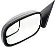 Driver Side Mirror, Power Adjust, Non-Heated, Manual Folding, Textured Black, No Signal Light, No Memory, No Puddle Light, No Auto-Dimming, With Blind Spot Glass