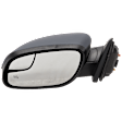 Driver Side Mirror, Power Adjust, Heated, Manual Folding, Textured Black, No Signal Light, No Memory, With Puddle Light, No Auto-Dimming, With Blind Spot Glass